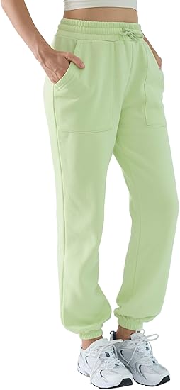 Baggy Sweatpants for Women High Waisted Soft Fleece Lining Sweatpants with Pockets Y2K Joggers Lounge Campus Outfits