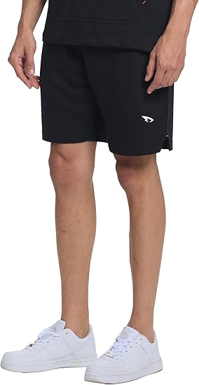 Men's Workout Shorts with Pockets 8.5" Inseam Loose-Fit Lightweight Athletic Shorts for Gym Workout Running Boxing