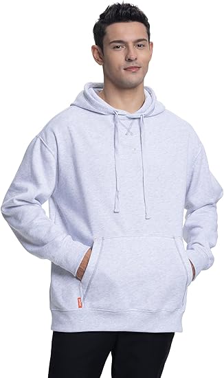 Men's Hoodies Loose Fit Pullover Oversized Cotton Long Sleeve Fleece Lined Soft Hooded Sweatshirts Men Casual weatshirt