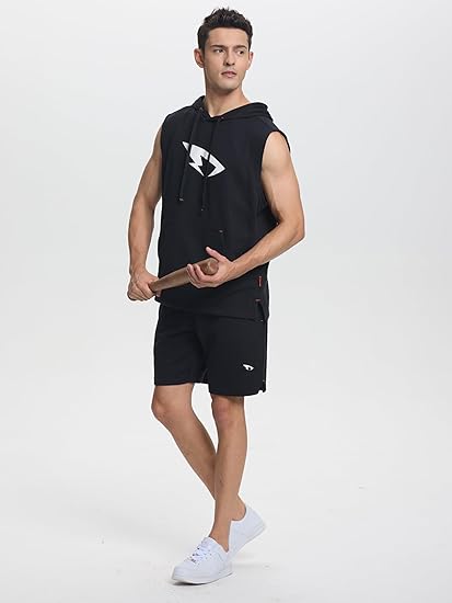 Men's Workout Shorts with Pockets 8.5" Inseam Loose-Fit Lightweight Athletic Shorts for Gym Workout Running Boxing