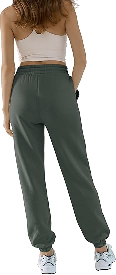 Baggy Sweatpants for Women High Waisted Soft Fleece Lining Sweatpants with Pockets Y2K Joggers Lounge Campus Outfits