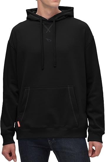 Men's Hoodies Loose Fit Pullover Oversized Cotton Long Sleeve Fleece Lined Soft Hooded Sweatshirts Men Casual weatshirt