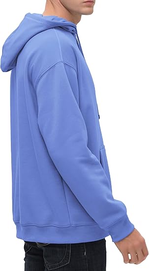 Men's Hoodies Loose Fit Pullover Oversized Cotton Long Sleeve Fleece Lined Soft Hooded Sweatshirts Men Casual weatshirt