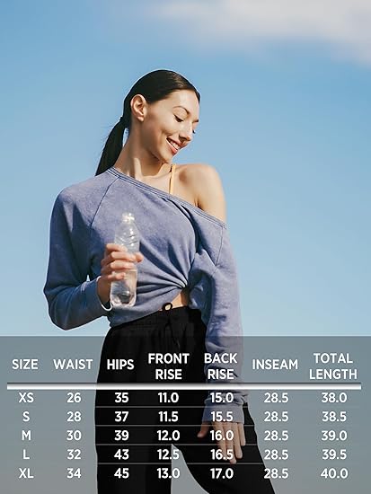 Women's Lightweight Joggers with Pockets, Soft Athletic Cargo Sweatpants, Tapered Track Pants for Lounge & Running