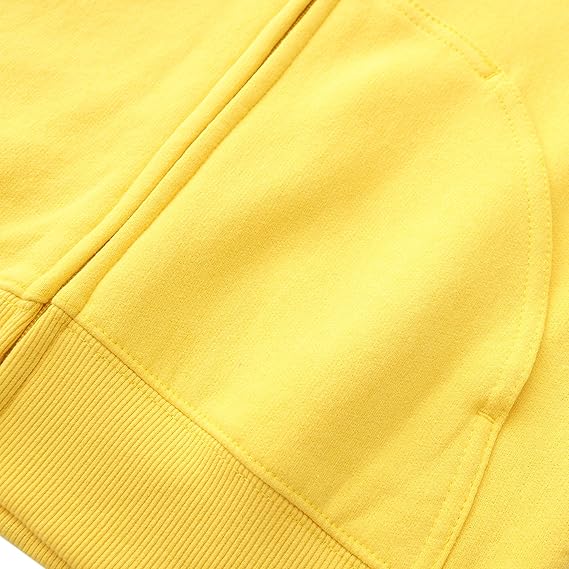 Youth Soft Hoodies Kids Full-Zip Hooded Sweatshirt Back to School Hoodies With Pockets for Boys And Girls (4-12 Years)