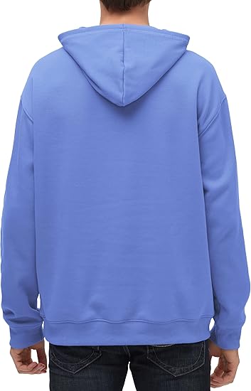 Men's Hoodies Loose Fit Pullover Oversized Cotton Long Sleeve Fleece Lined Soft Hooded Sweatshirts Men Casual weatshirt