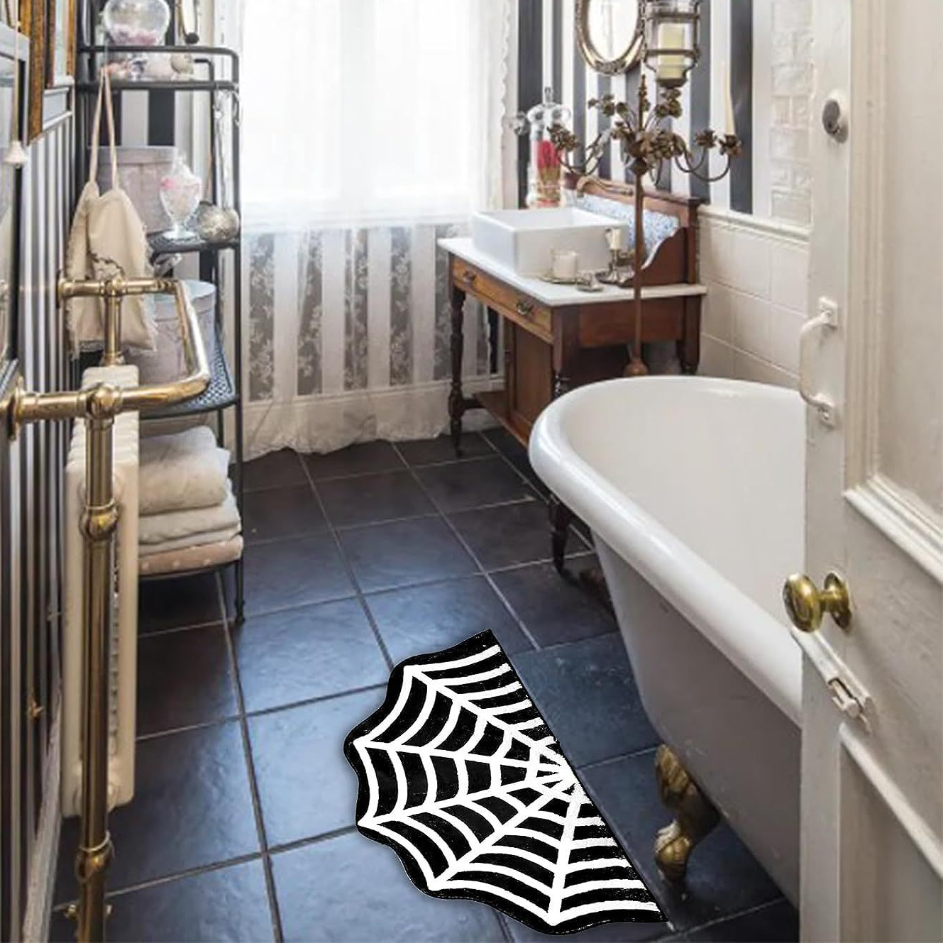 💥Spooky Chic Faux Cashmere Rugs