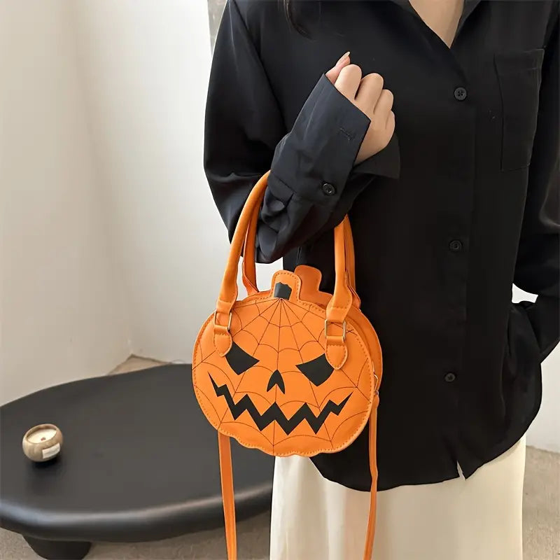 Spooky Pumpkin Halloween Handbag